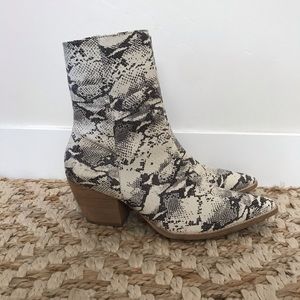 Matisse Caty Snakeskin Ankle Boot